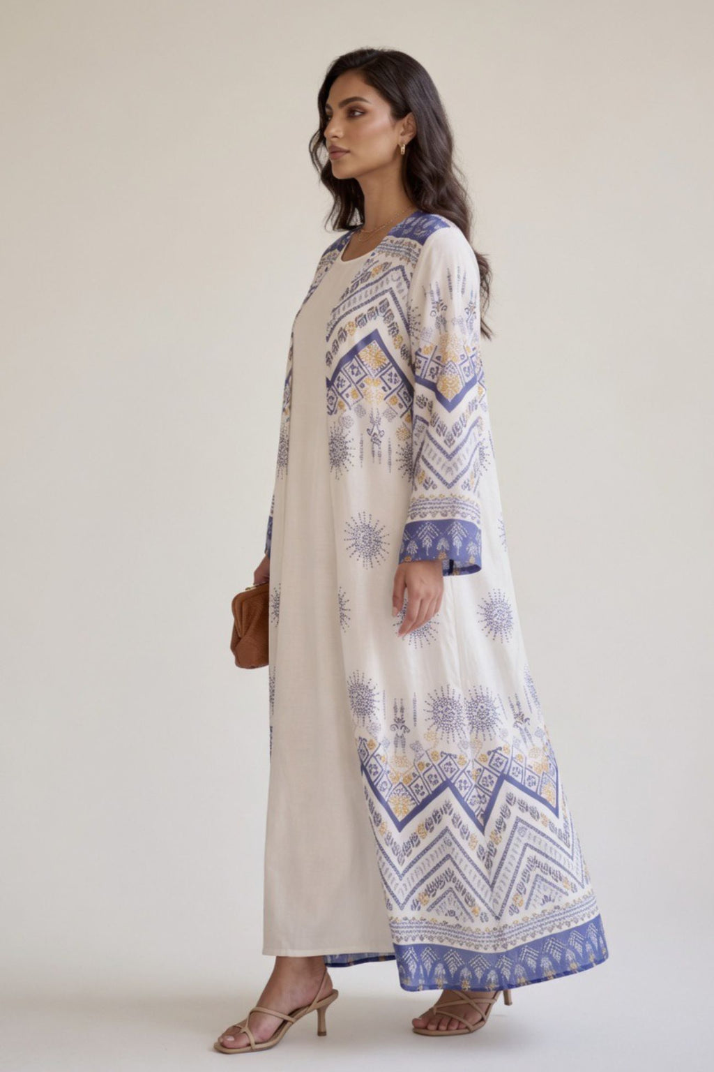ABAYA ZIG-ZAG PRINT