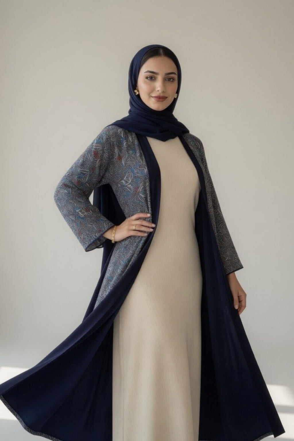 ABAYA DOUBLE SIDE DESIGN