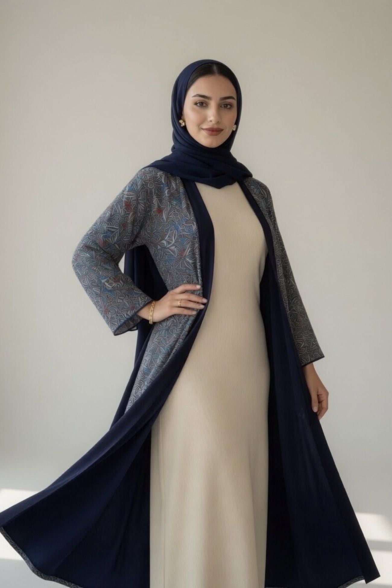 ABAYA DOUBLE SIDE DESIGN