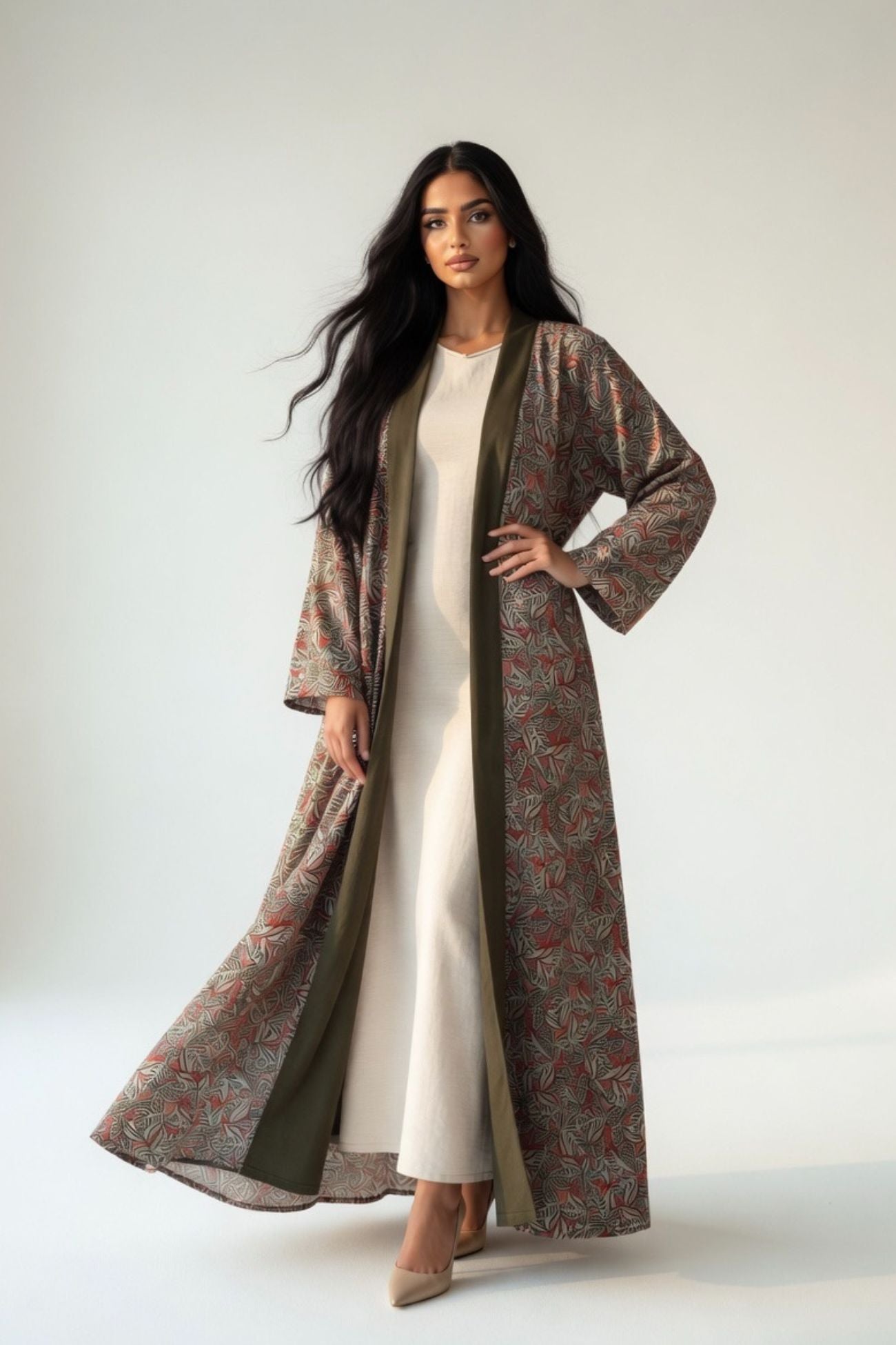 ABAYA DOUBLE SIDE DESIGN