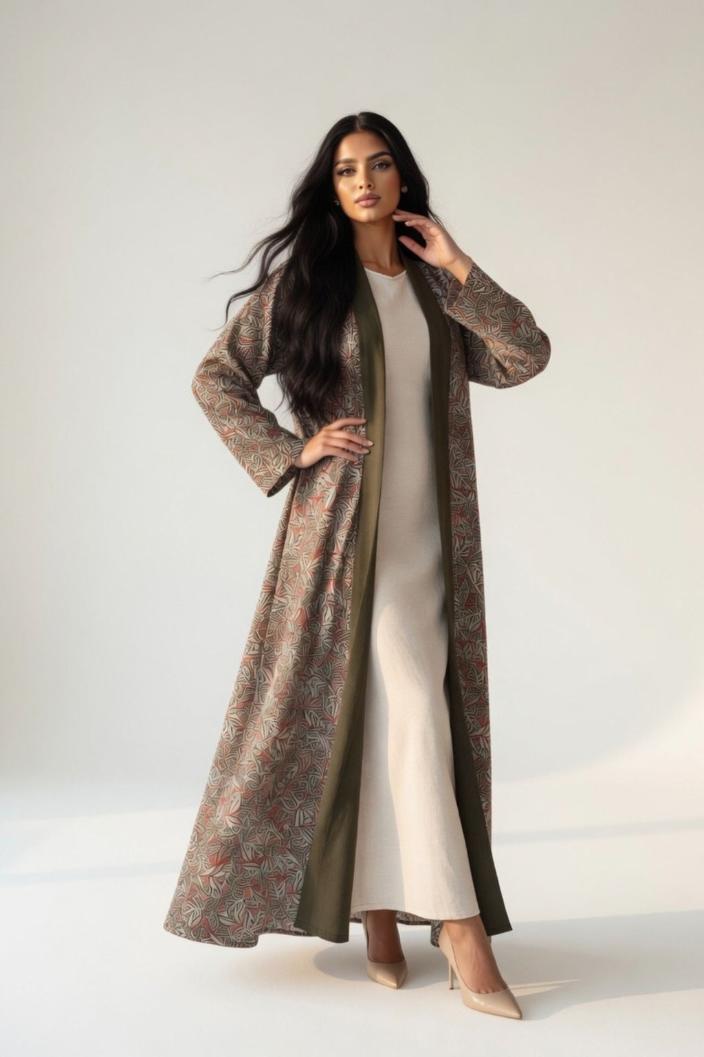 ABAYA DOUBLE SIDE DESIGN
