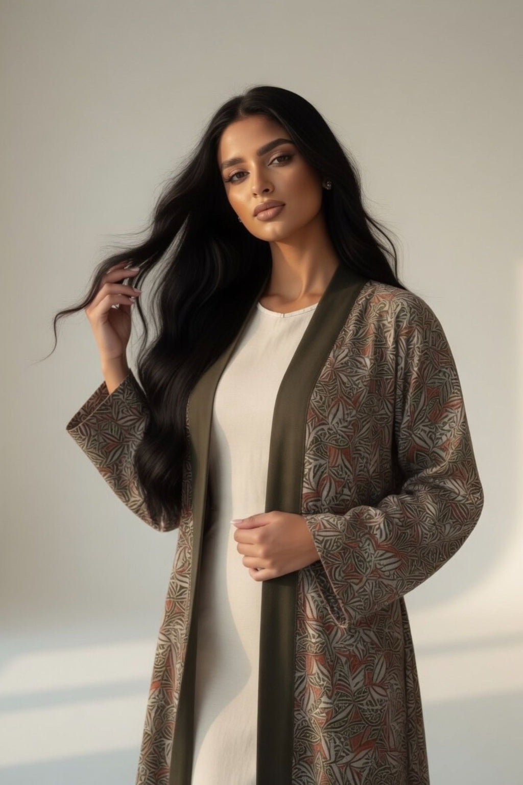 ABAYA DOUBLE SIDE DESIGN