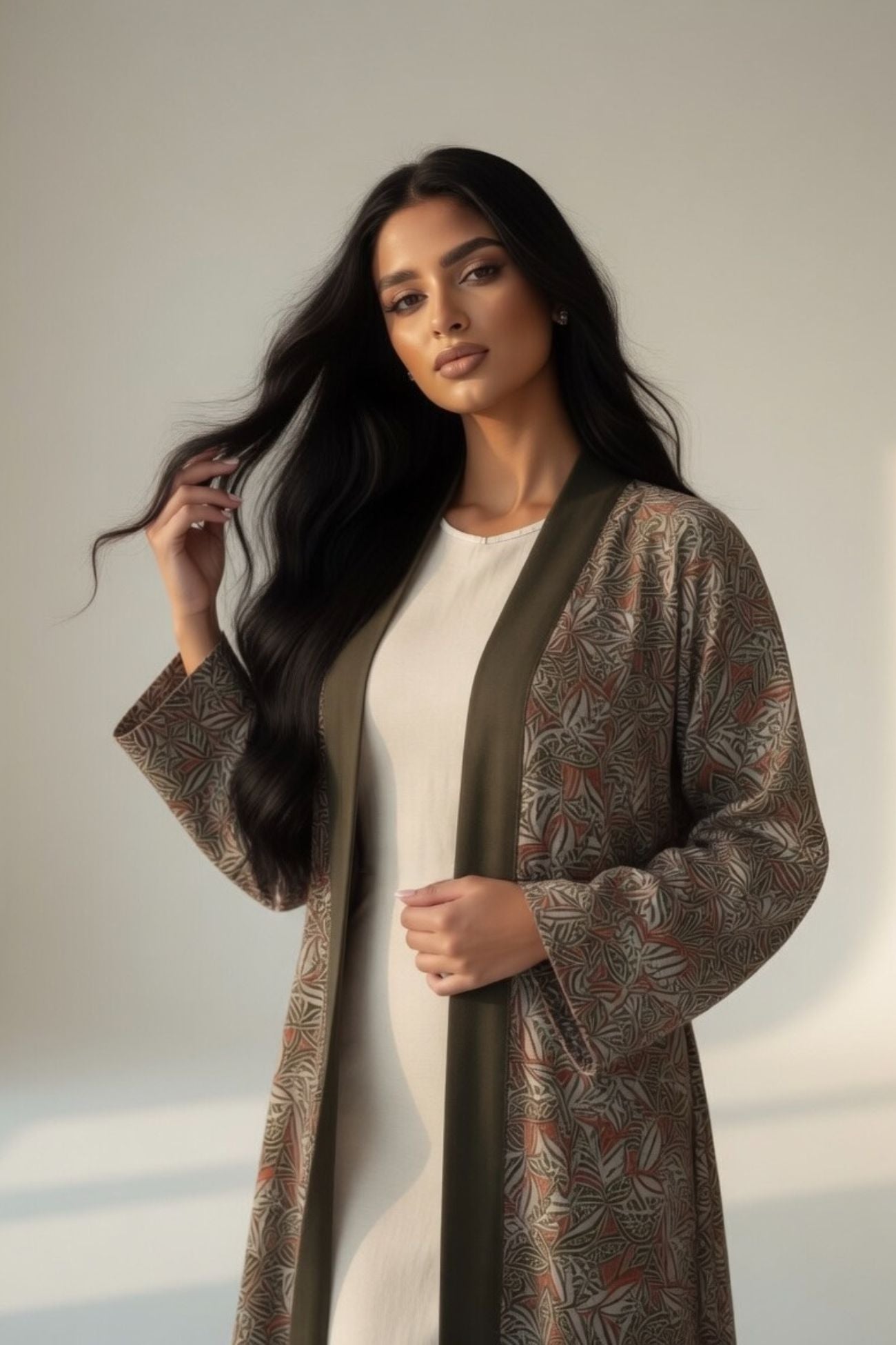 ABAYA DOUBLE SIDE DESIGN