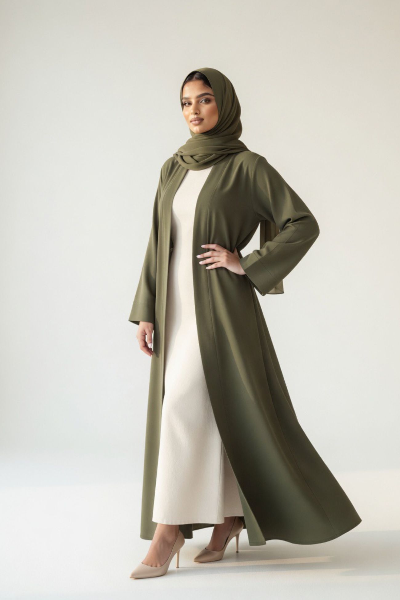 ABAYA DOUBLE SIDE DESIGN