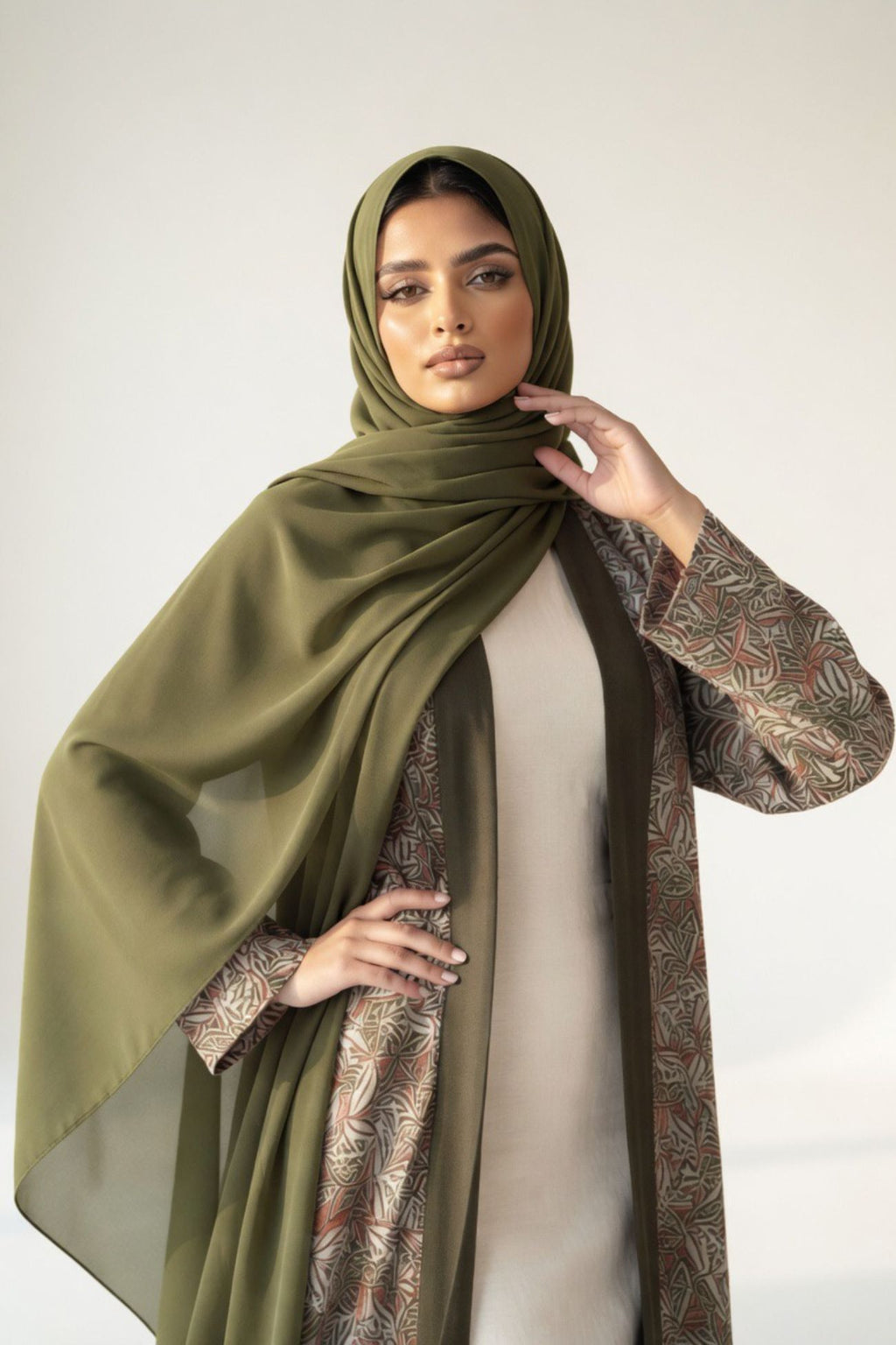 ABAYA DOUBLE SIDE DESIGN