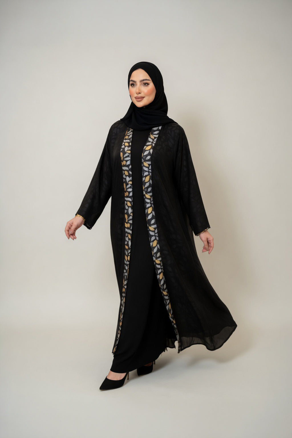 ABAYA DOUBLE SIDE DESIGN