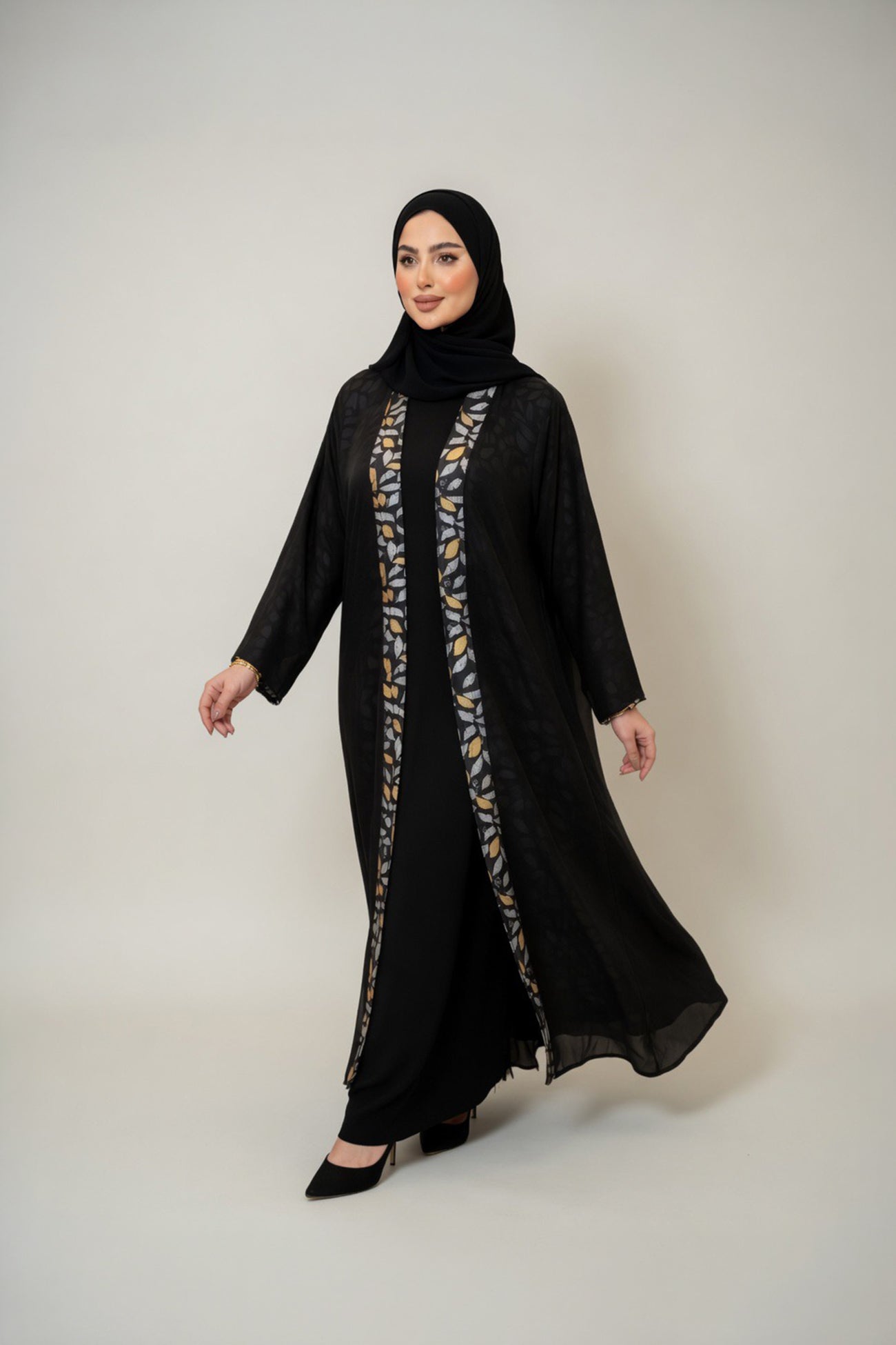 ABAYA DOUBLE SIDE DESIGN
