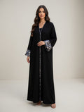 ABAYA BACK V-DESIGN