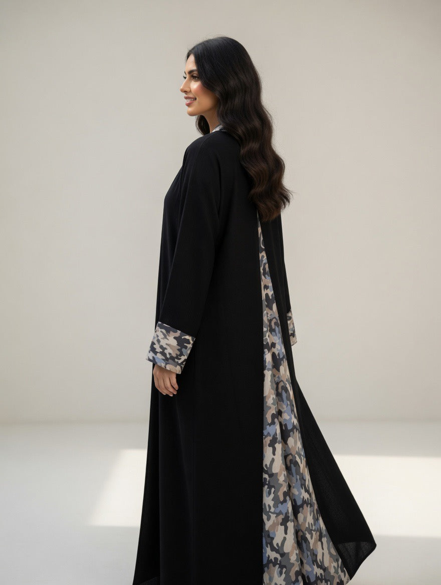 ABAYA BACK V-DESIGN