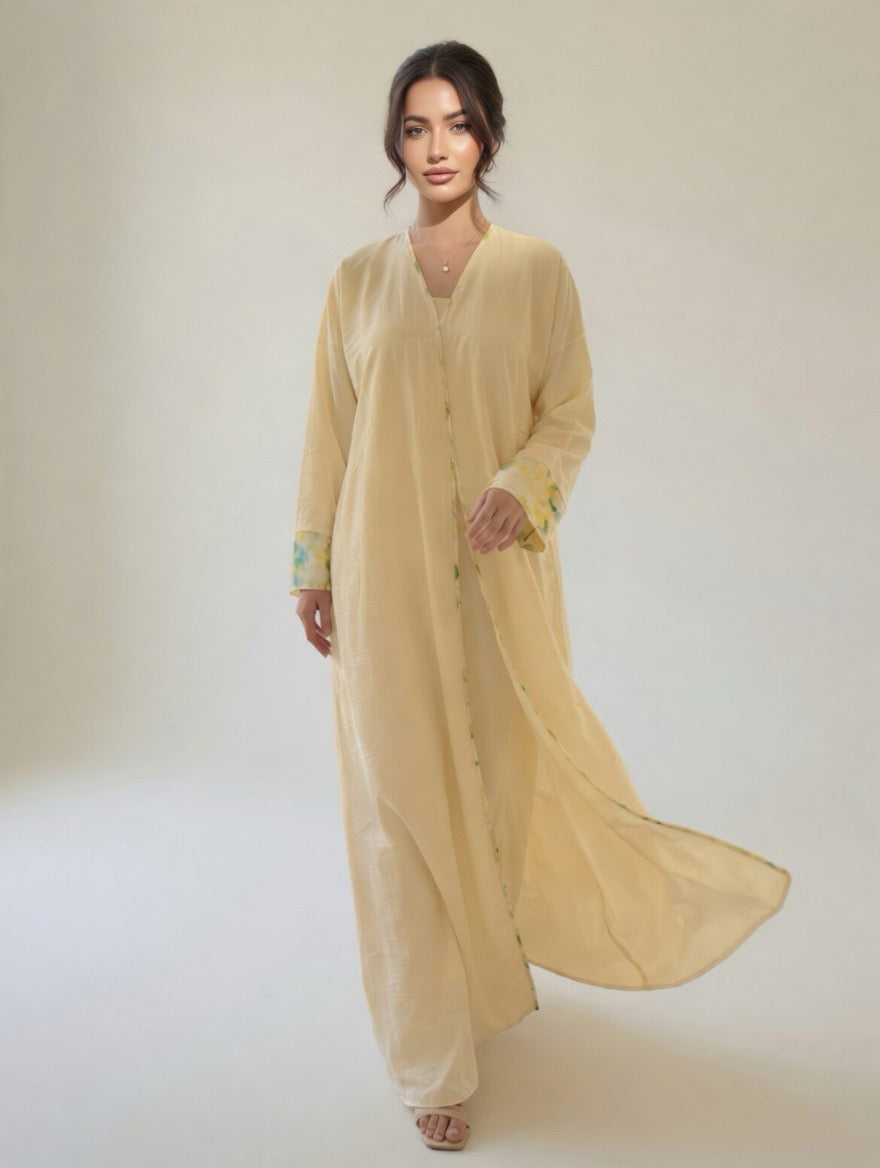 ABAYA BACK V-DESIGN