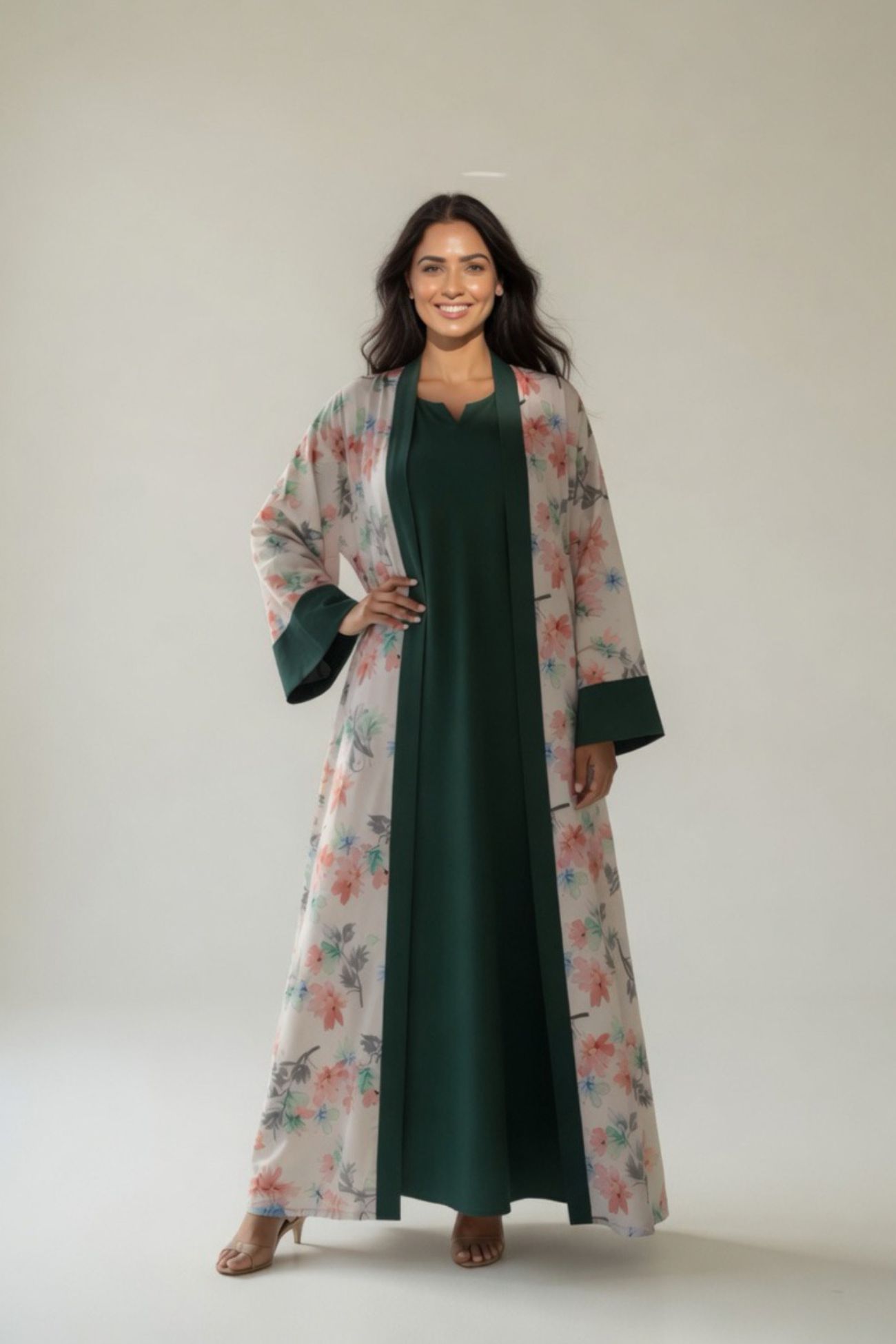 ABAYA FLOWERS DESIGN