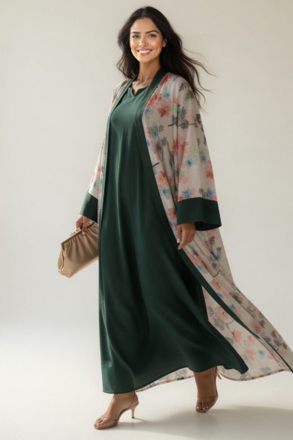 ABAYA FLOWERS DESIGN