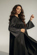 ABAYA BLACK DOTS
