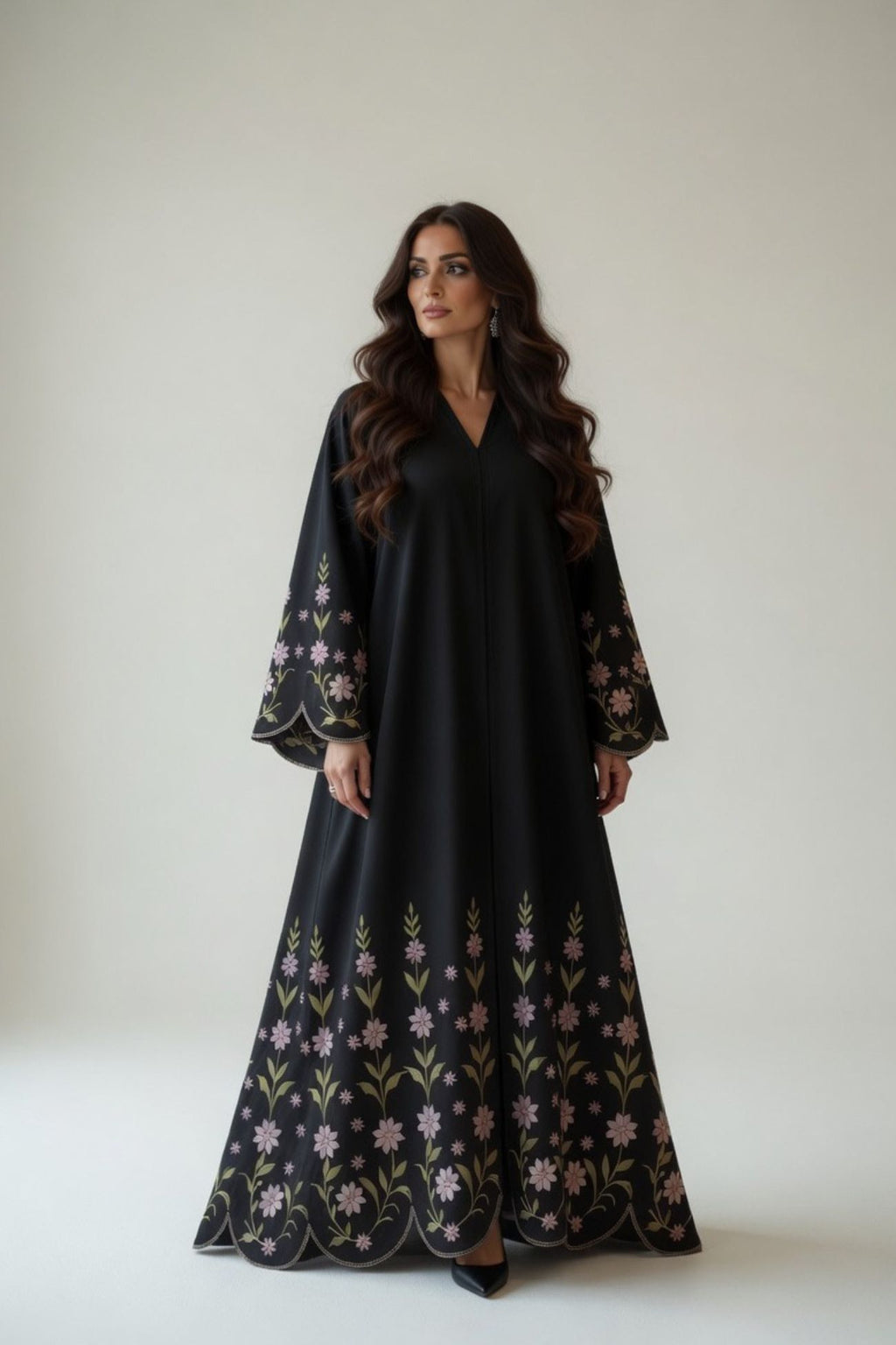 Abaya Embroidery Design