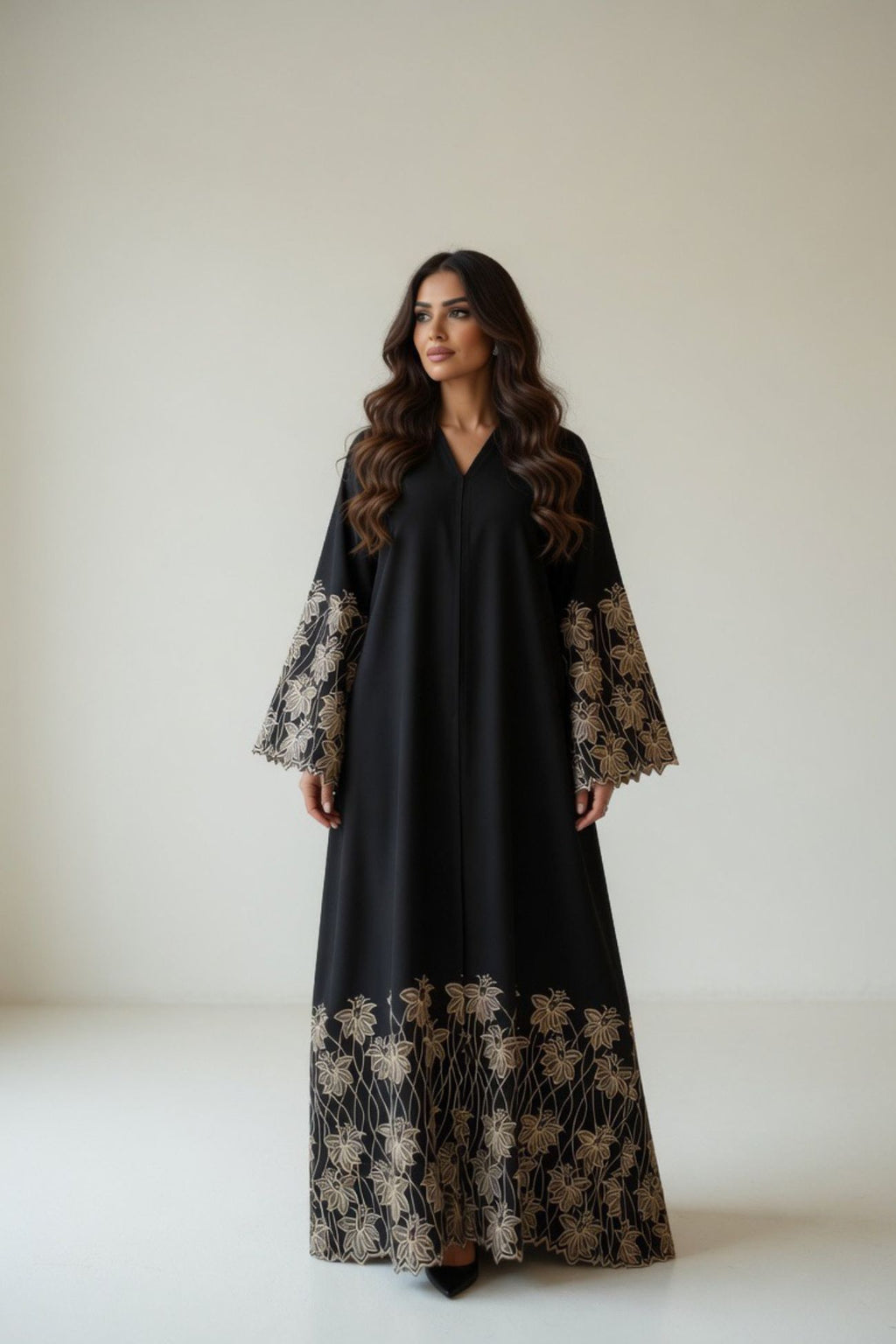 Abaya Embroidery Design