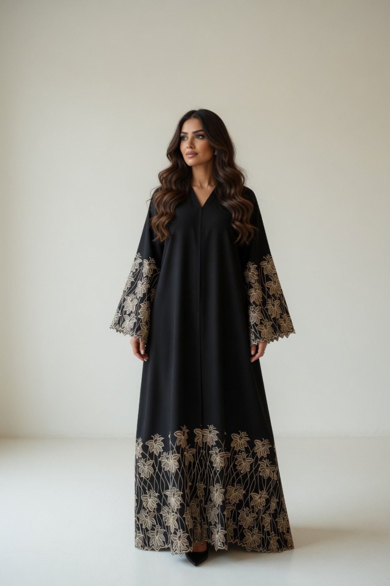 Abaya Embroidery Design