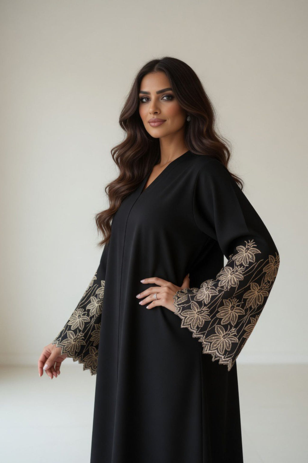 Abaya Embroidery Design