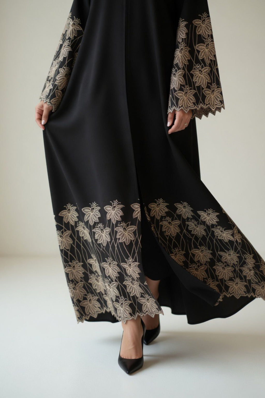 Abaya Embroidery Design