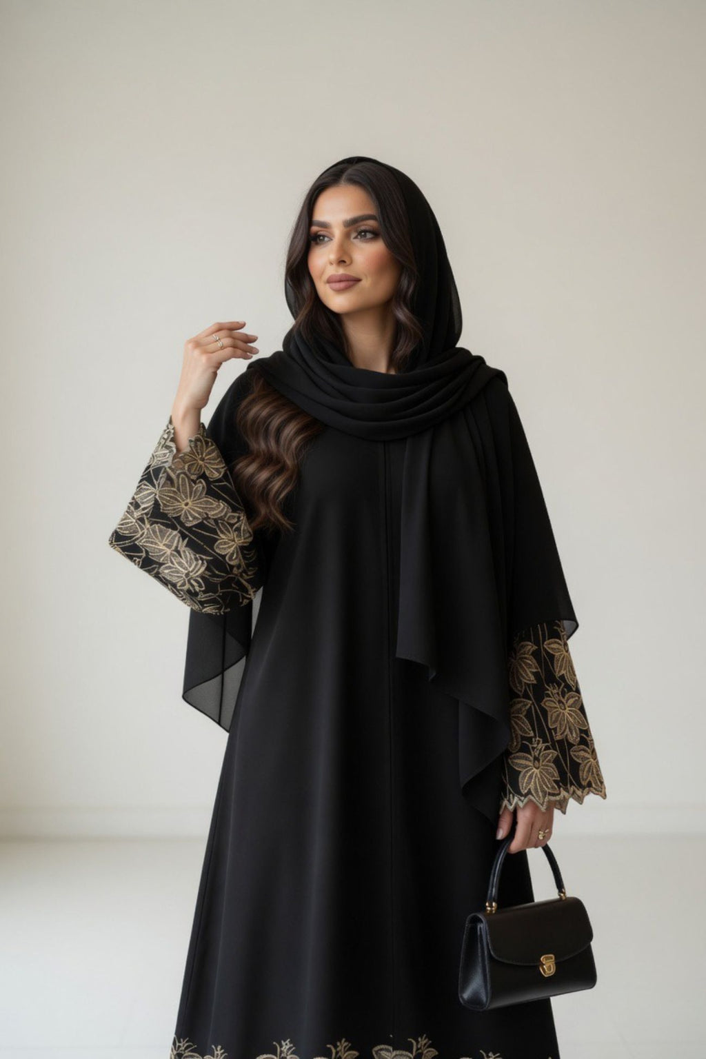 Abaya Embroidery Design