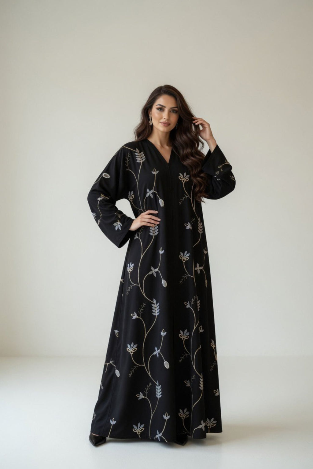Abaya Embroidery Design