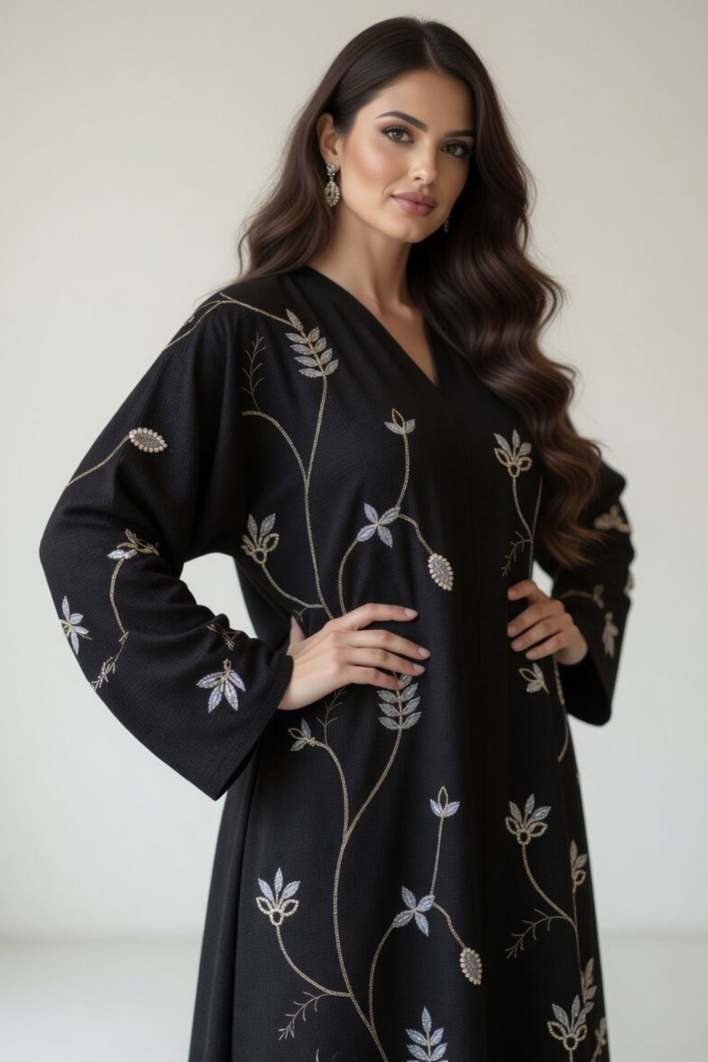 Abaya Embroidery Design