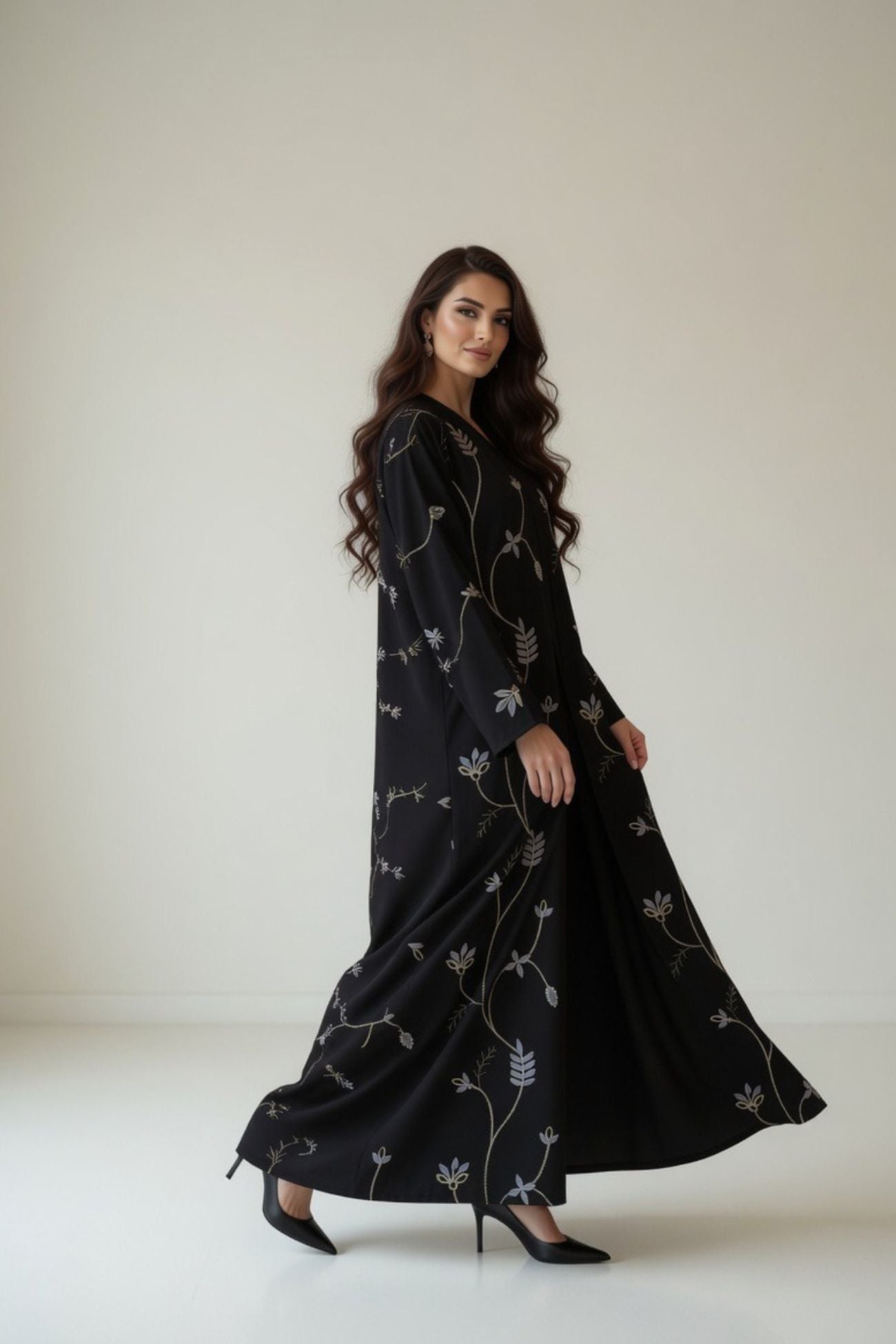 Abaya Embroidery Design