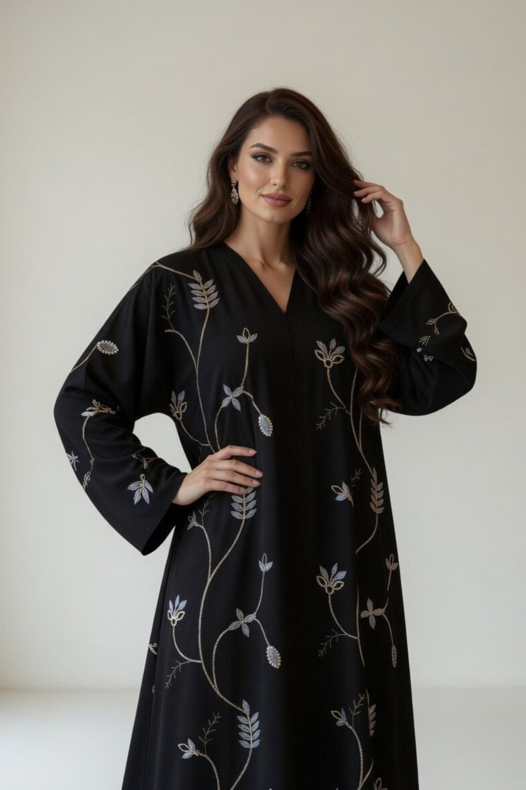 Abaya Embroidery Design