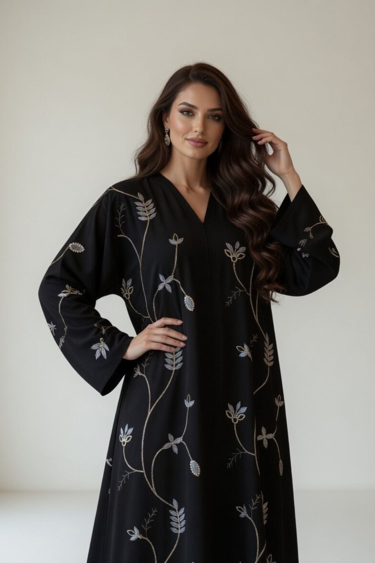 Abaya Embroidery Design