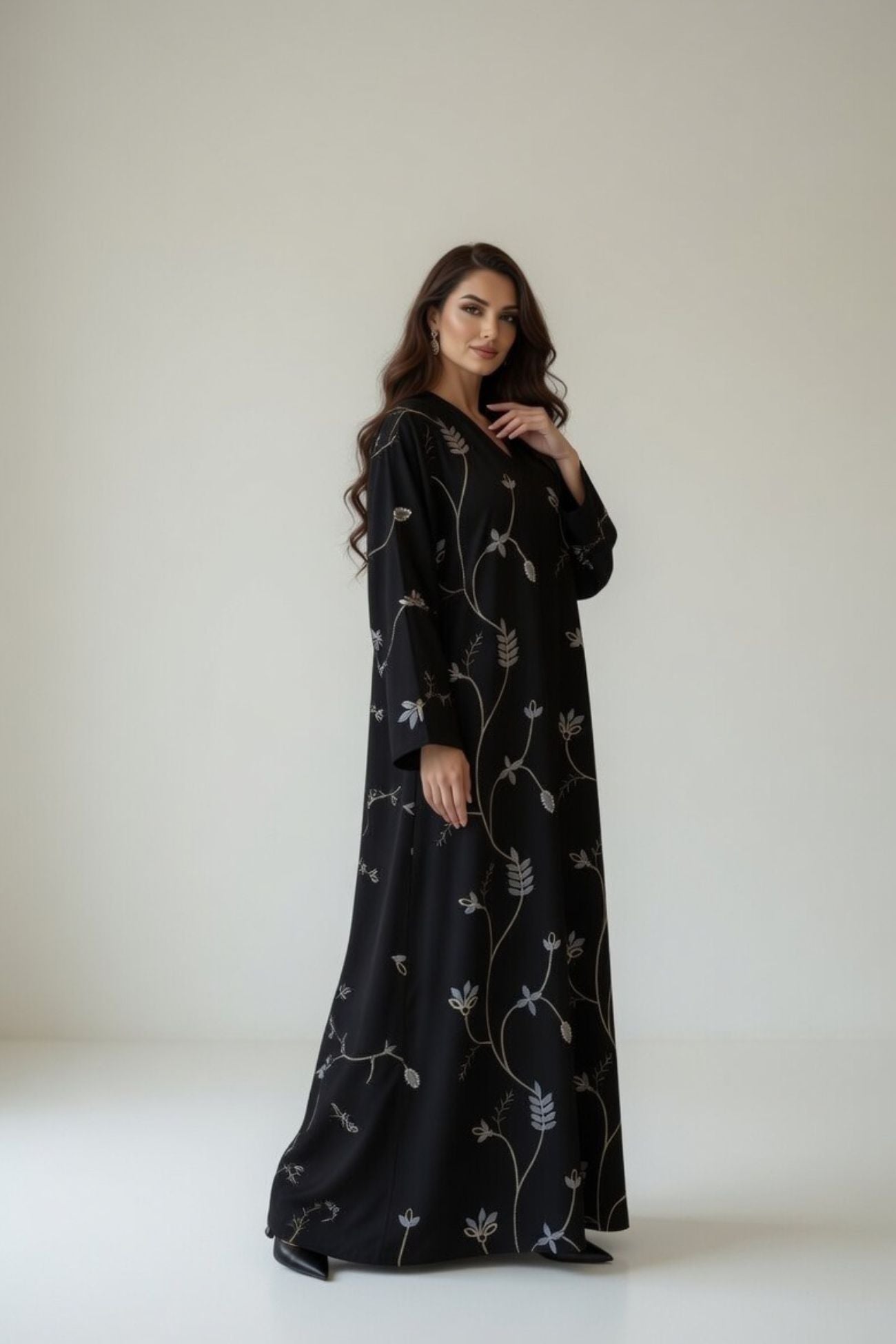 Abaya Embroidery Design