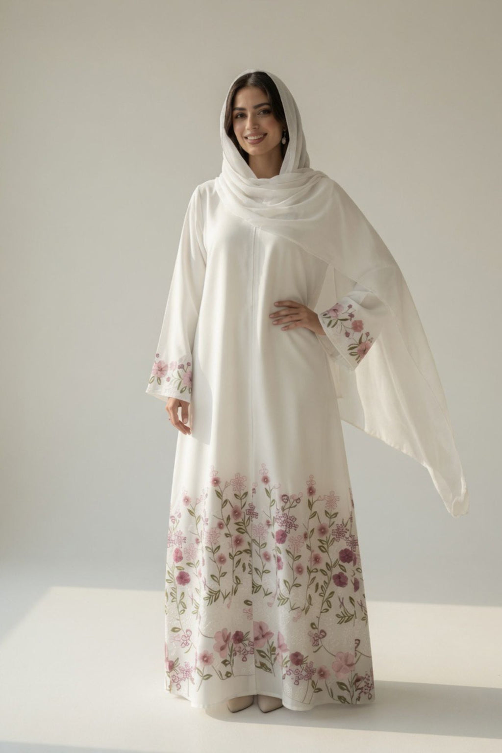 Abaya Embroidery Design