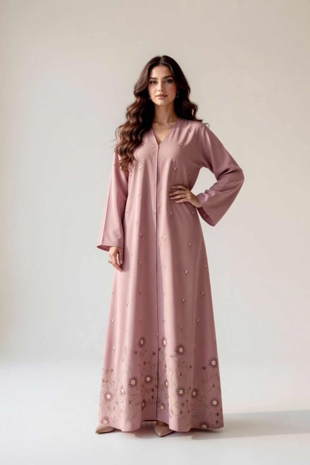 Abaya Embroidery Design