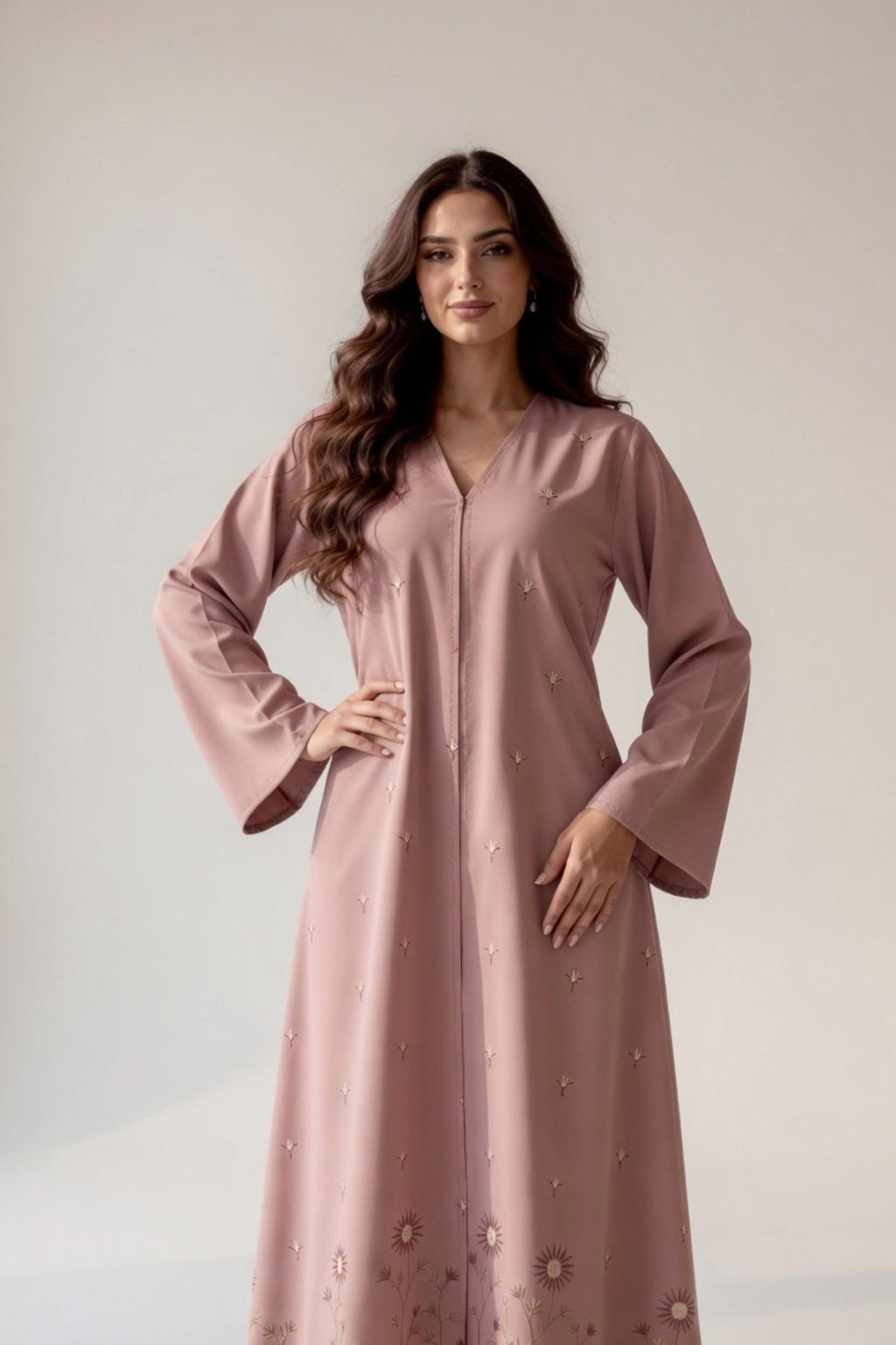 Abaya Embroidery Design