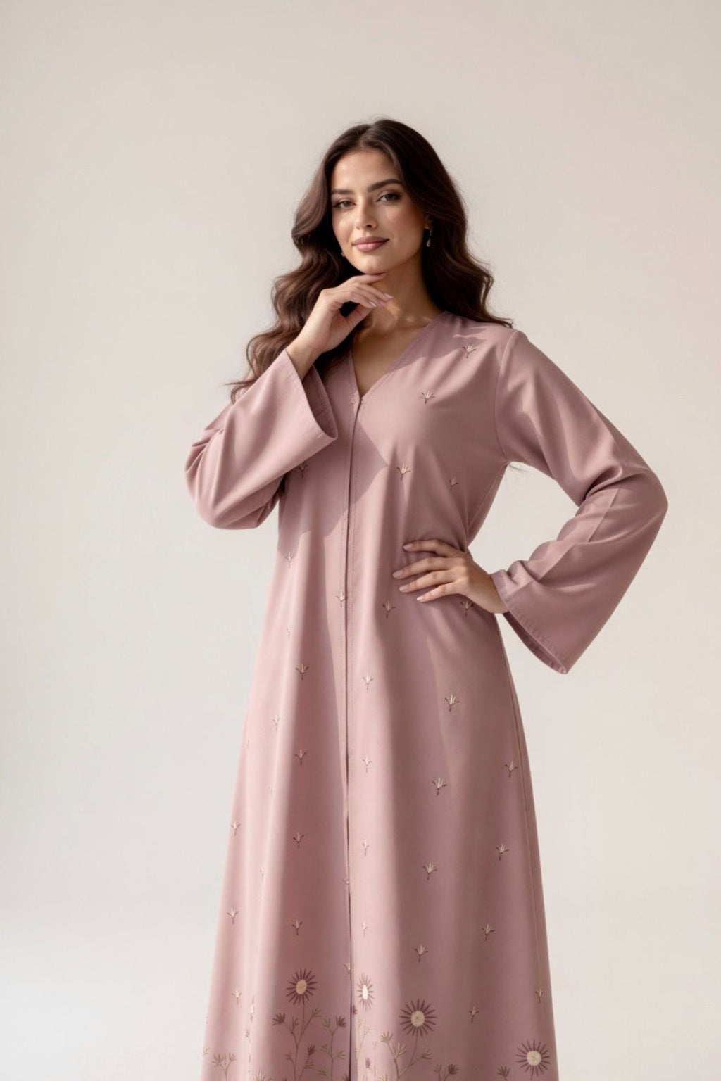 Abaya Embroidery Design