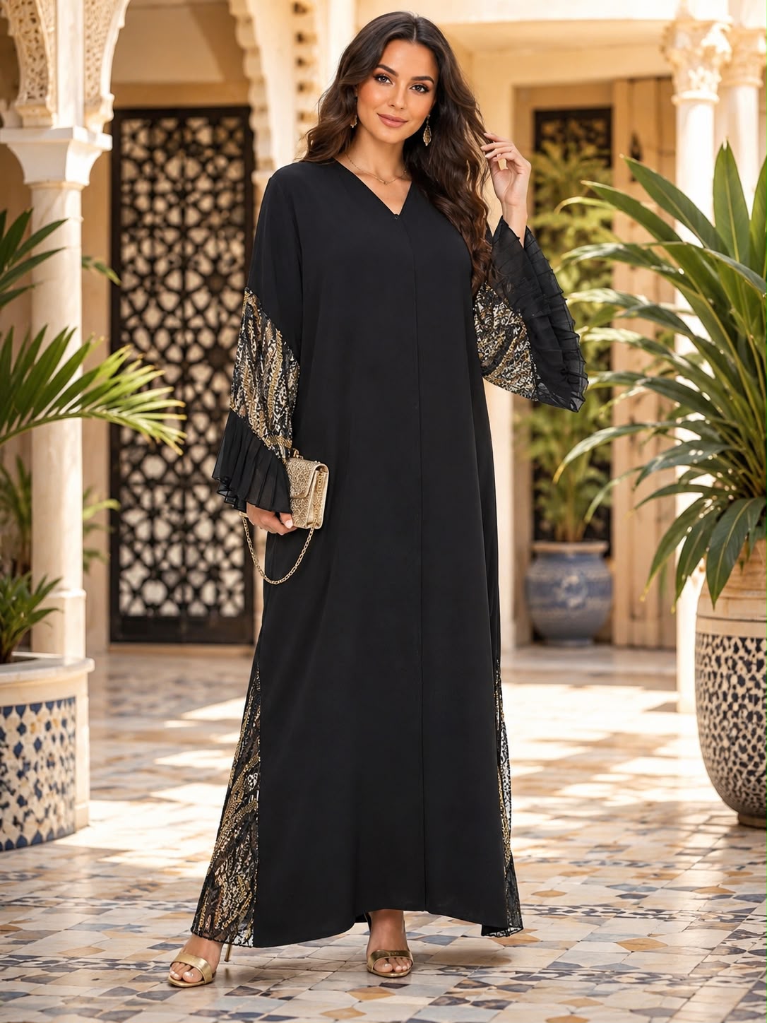 ABAYA LACE CRISTAL
