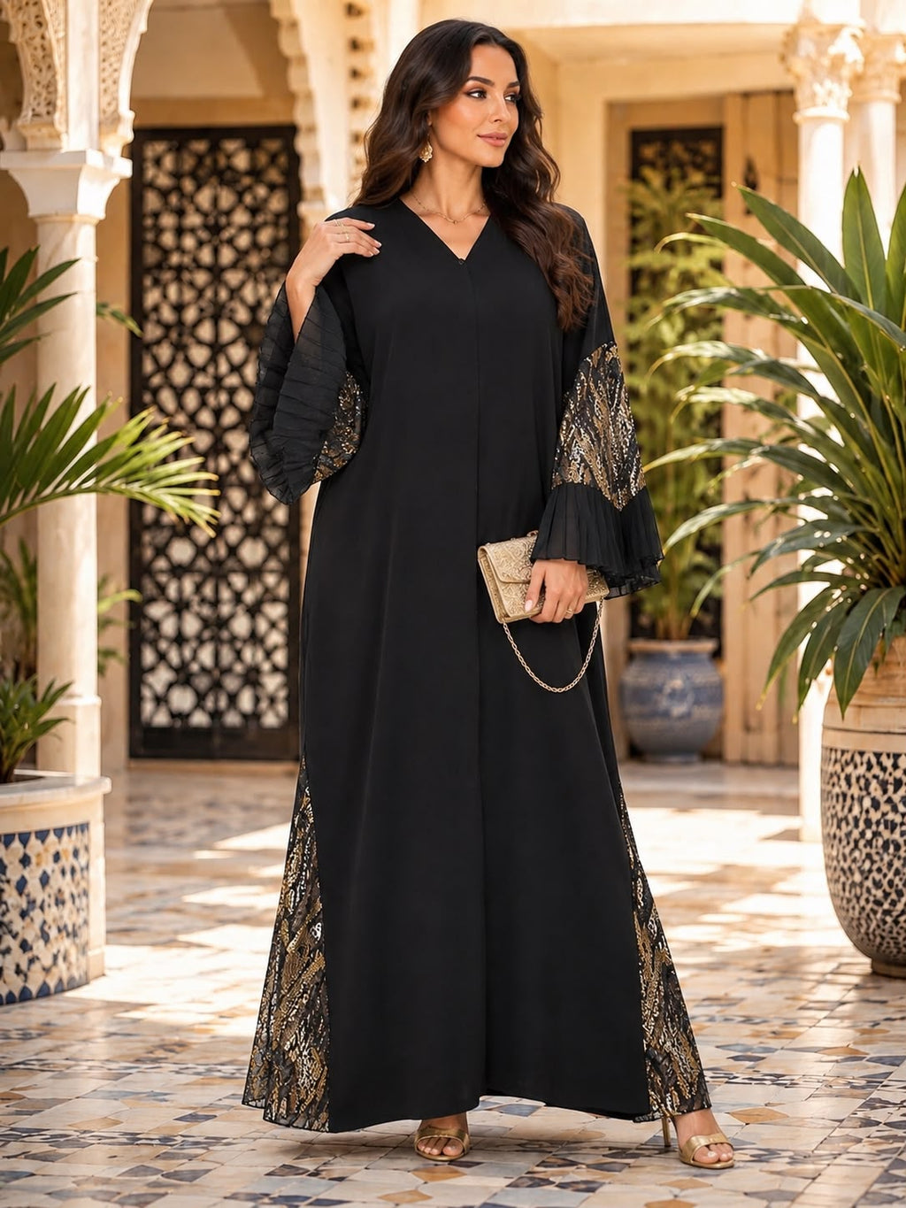 ABAYA LACE CRISTAL