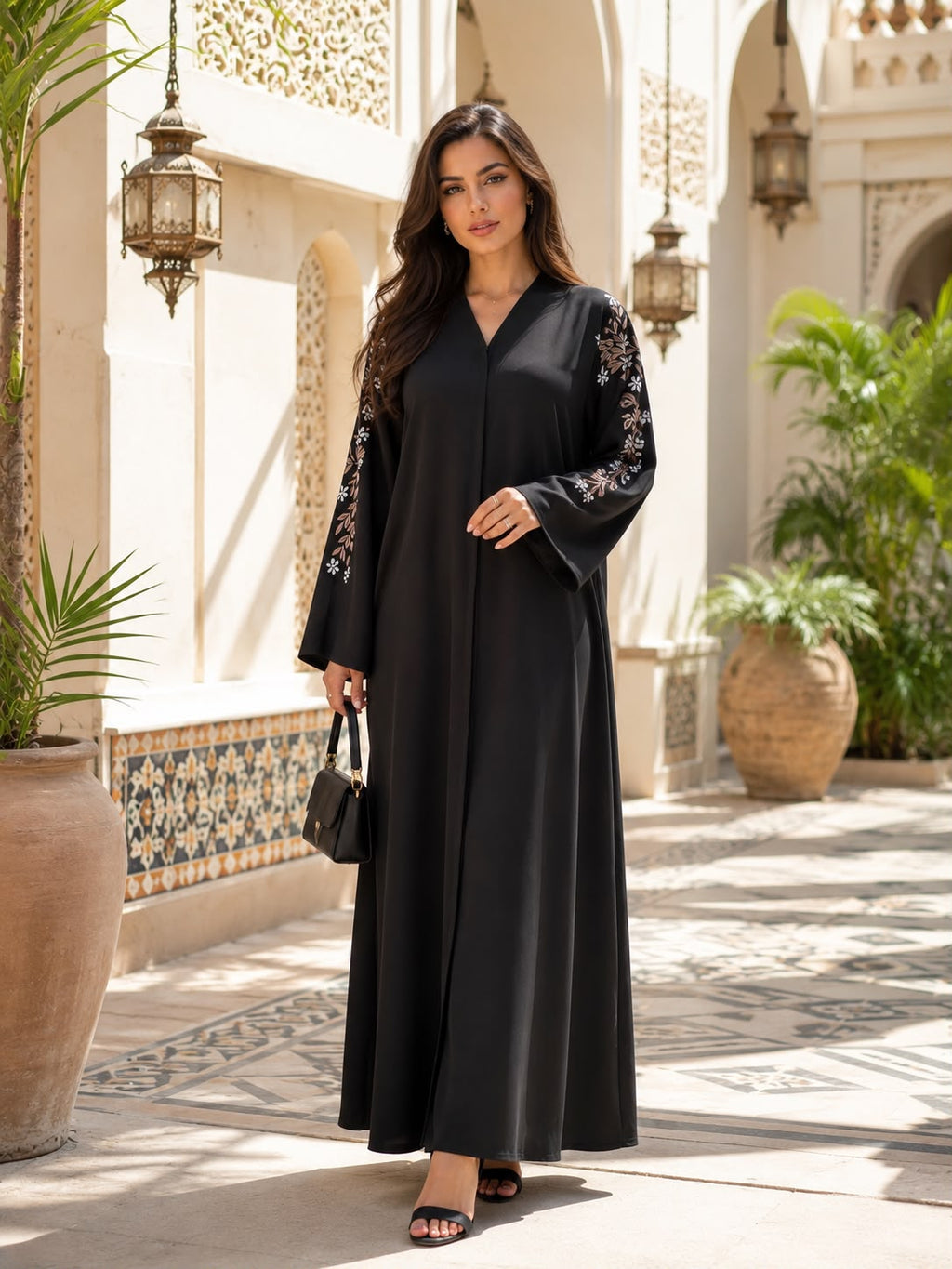ABAYA EMBROIDERY DESIGN