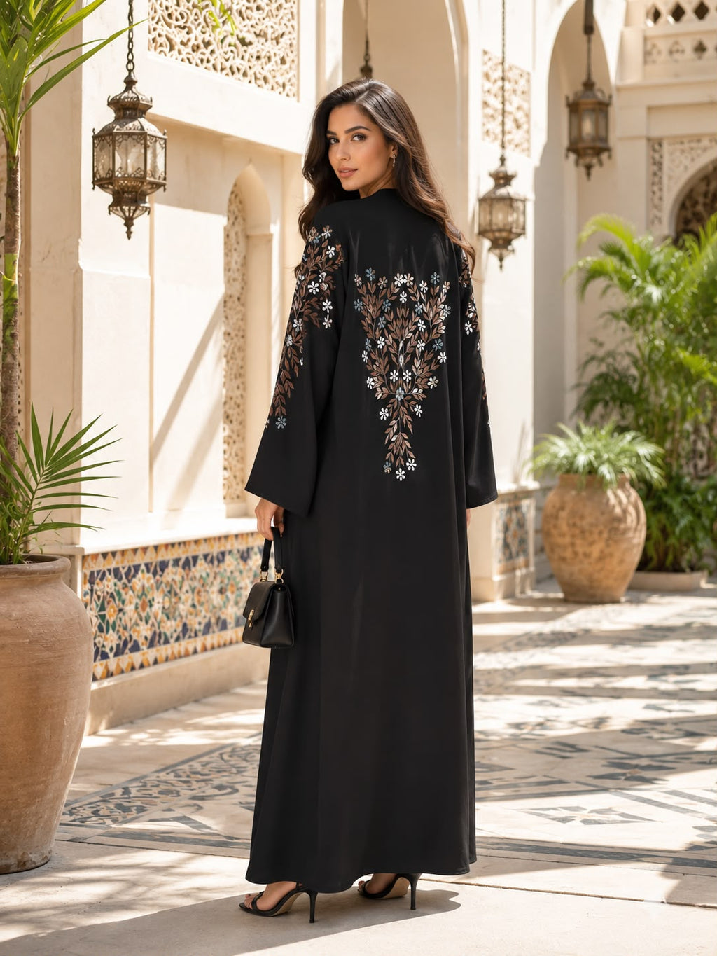 ABAYA EMBROIDERY DESIGN