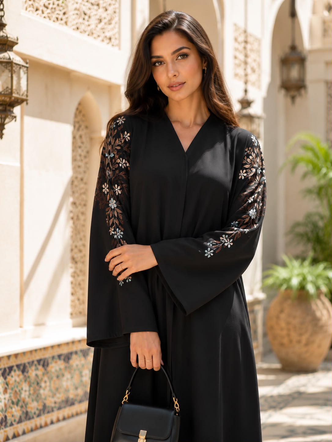 ABAYA EMBROIDERY DESIGN
