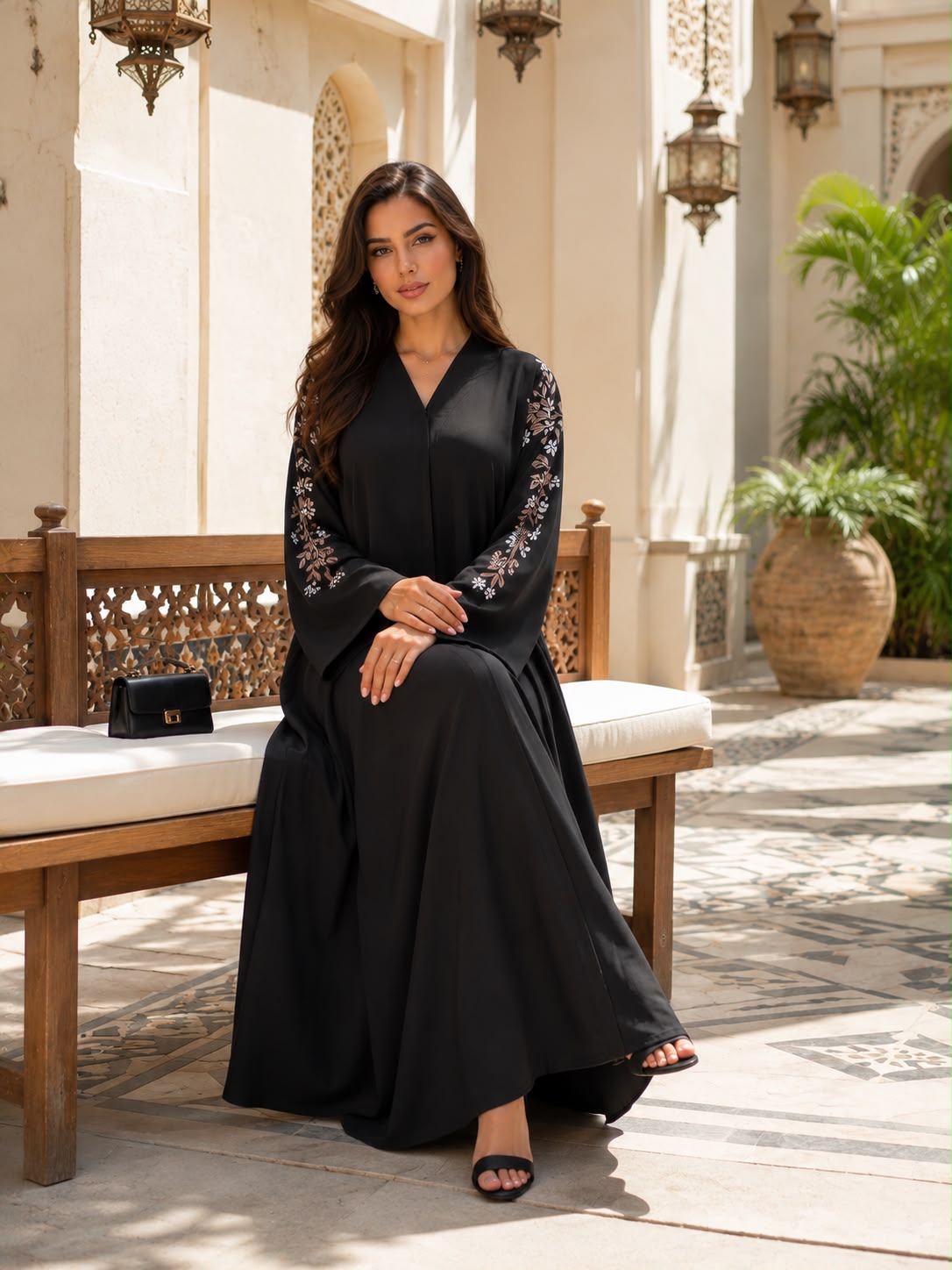 ABAYA EMBROIDERY DESIGN