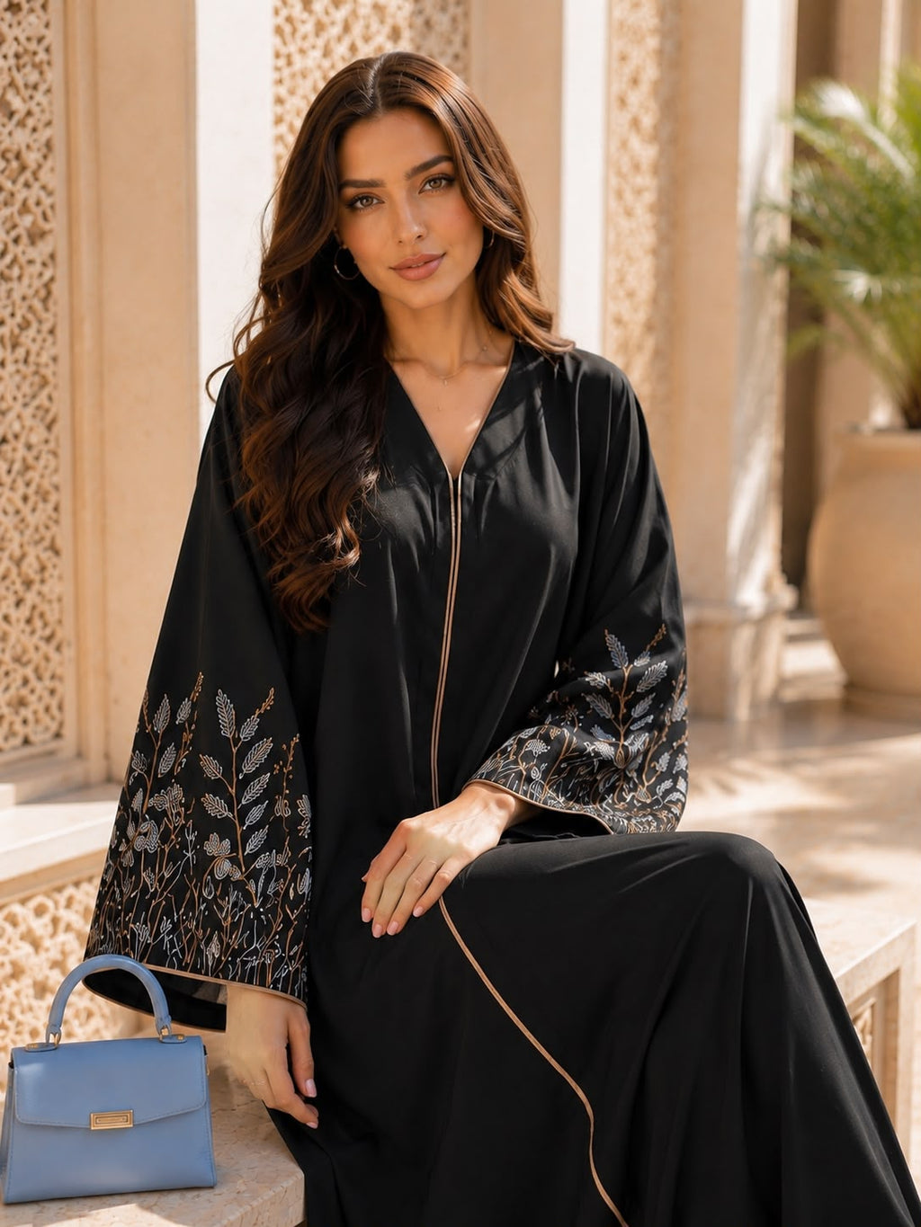 ABAYA EMBROIDERY DESIGN