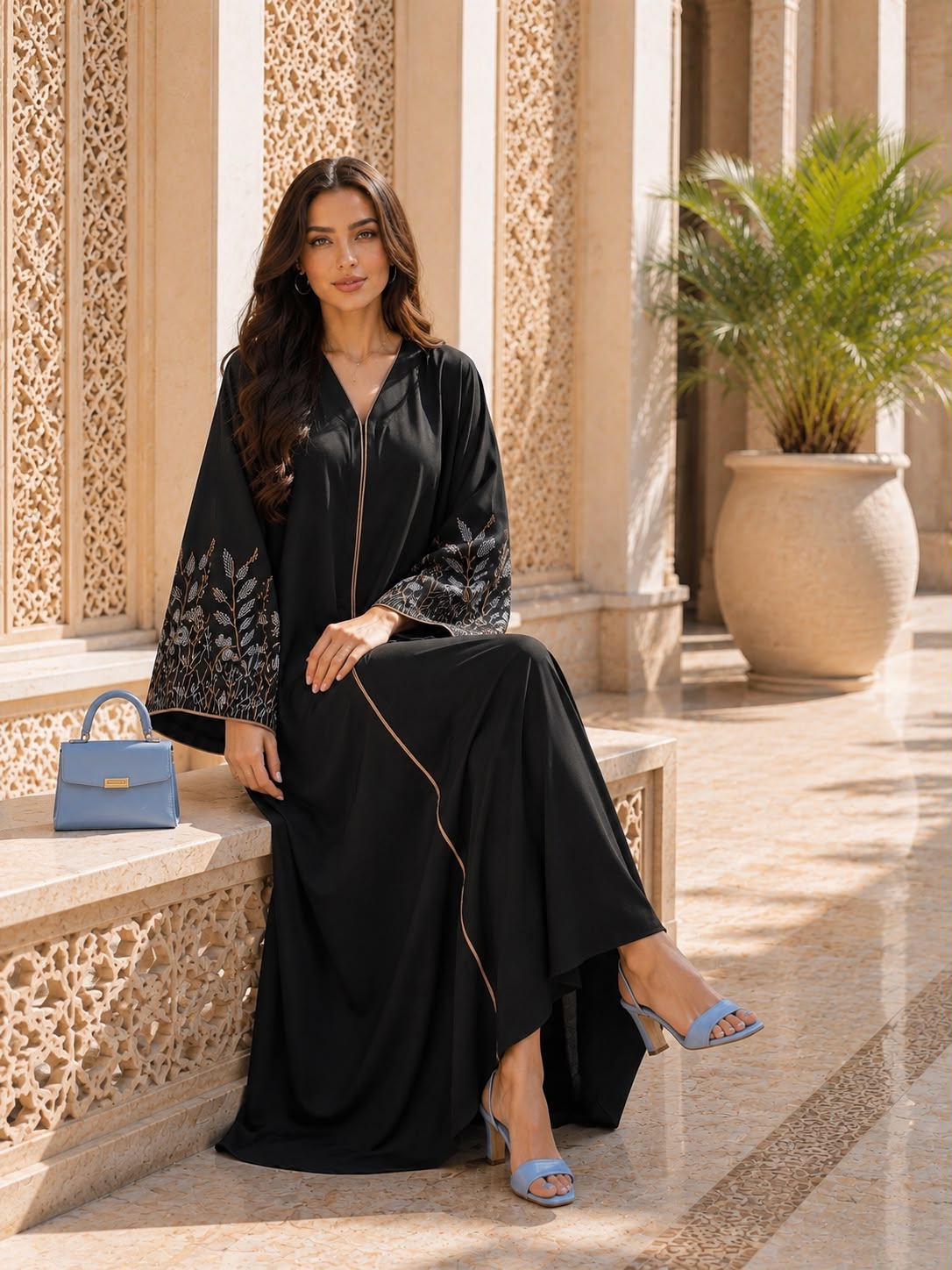 ABAYA EMBROIDERY DESIGN