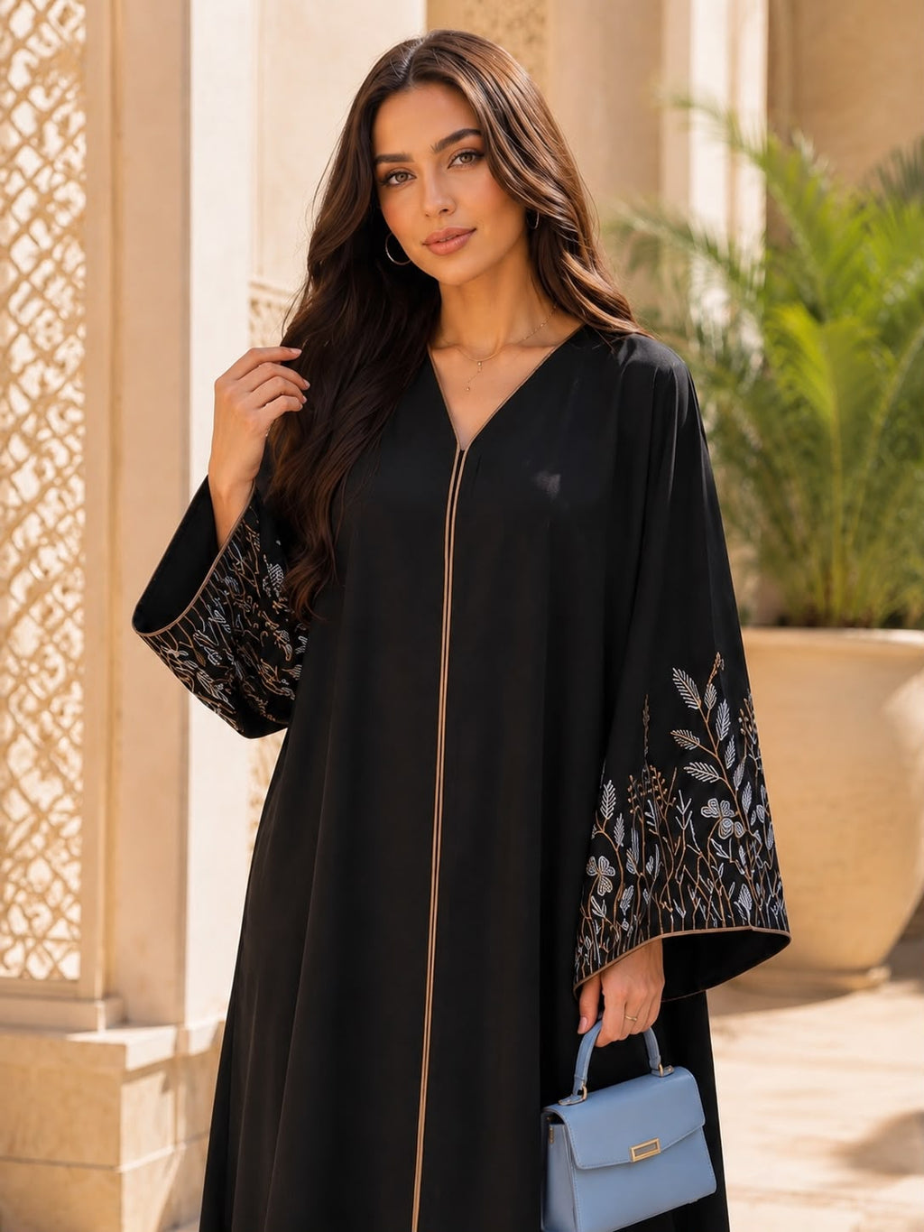 ABAYA EMBROIDERY DESIGN