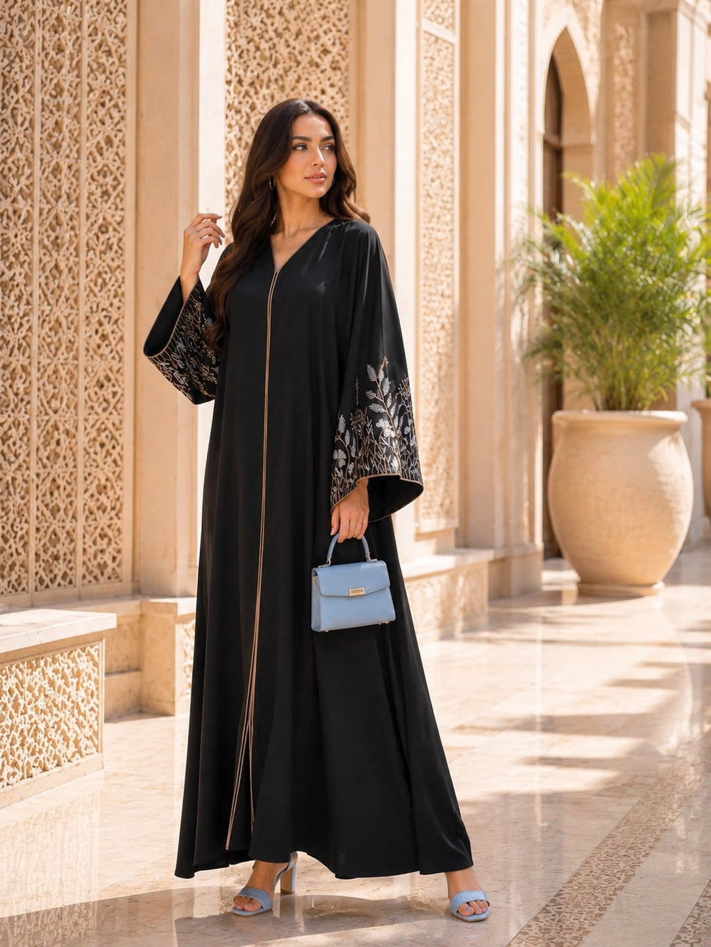 ABAYA EMBROIDERY DESIGN