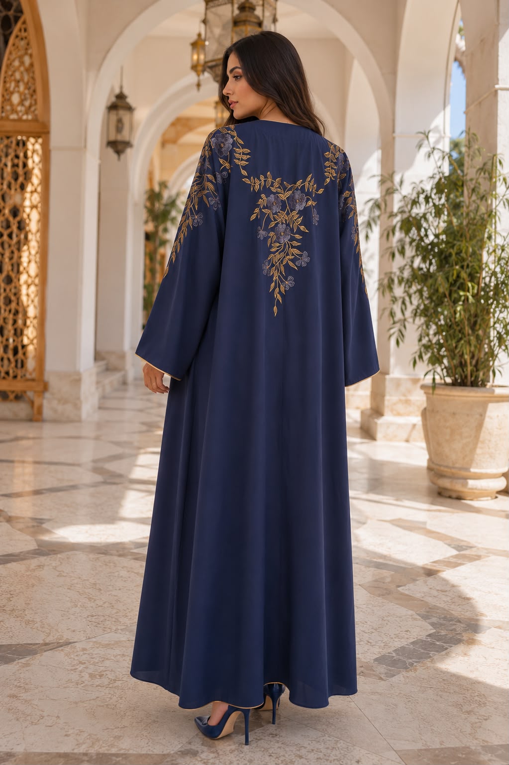 ABAYA EMBROIDERY DESIGN