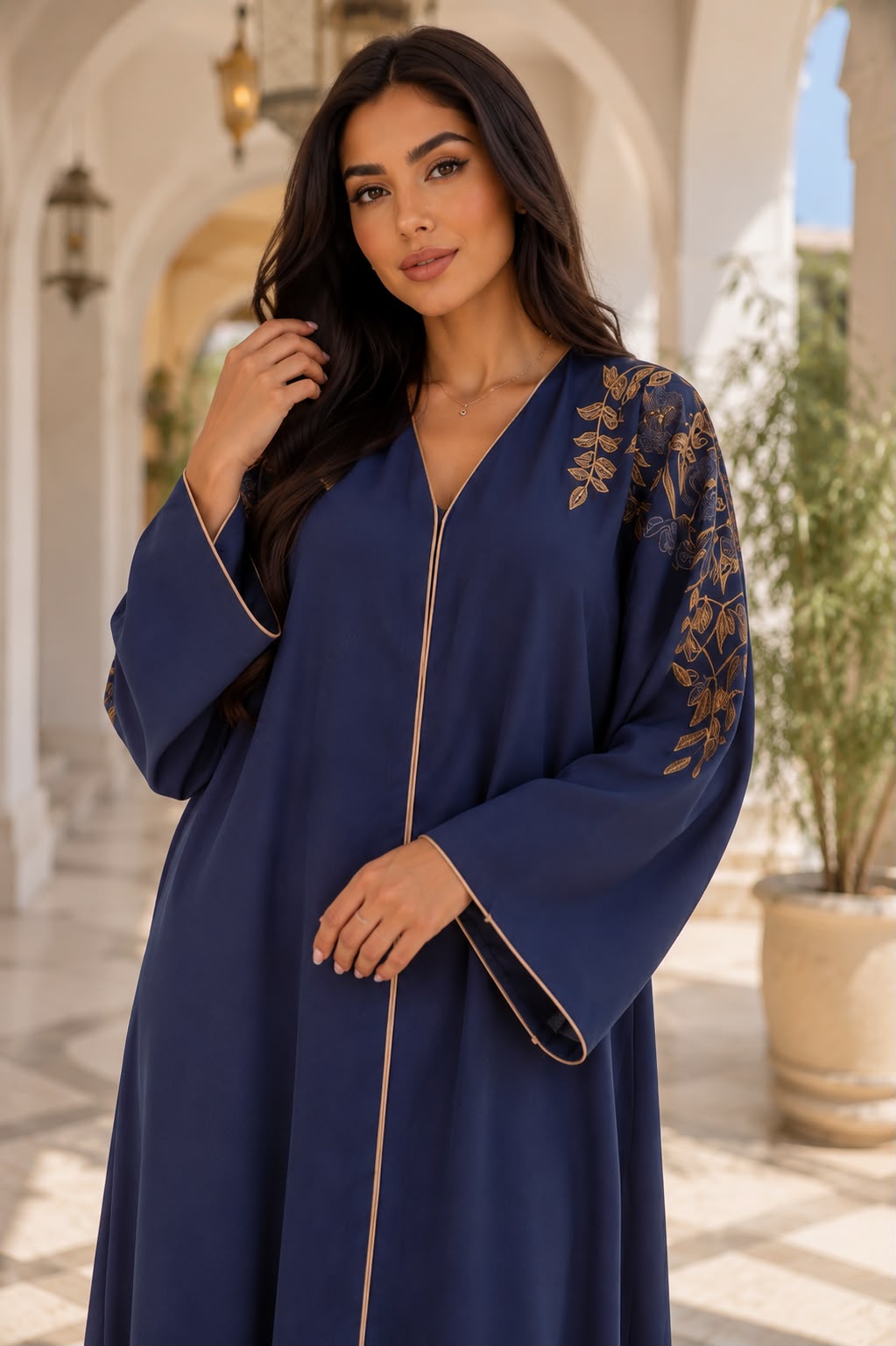 ABAYA EMBROIDERY DESIGN