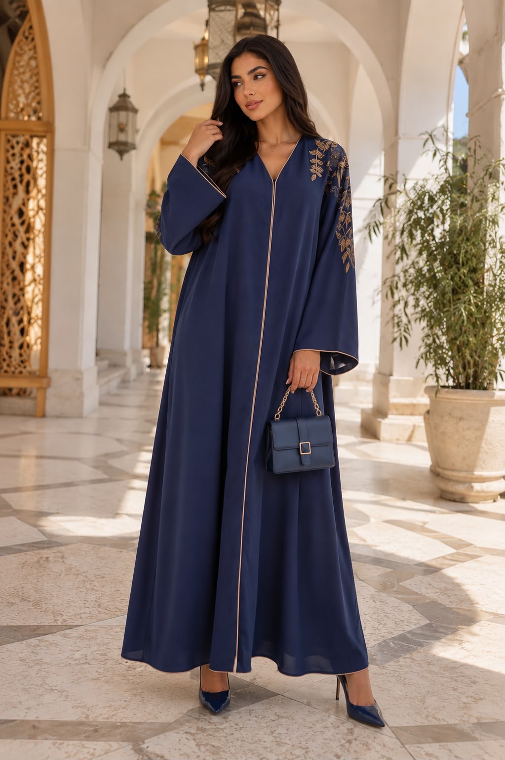 ABAYA EMBROIDERY DESIGN