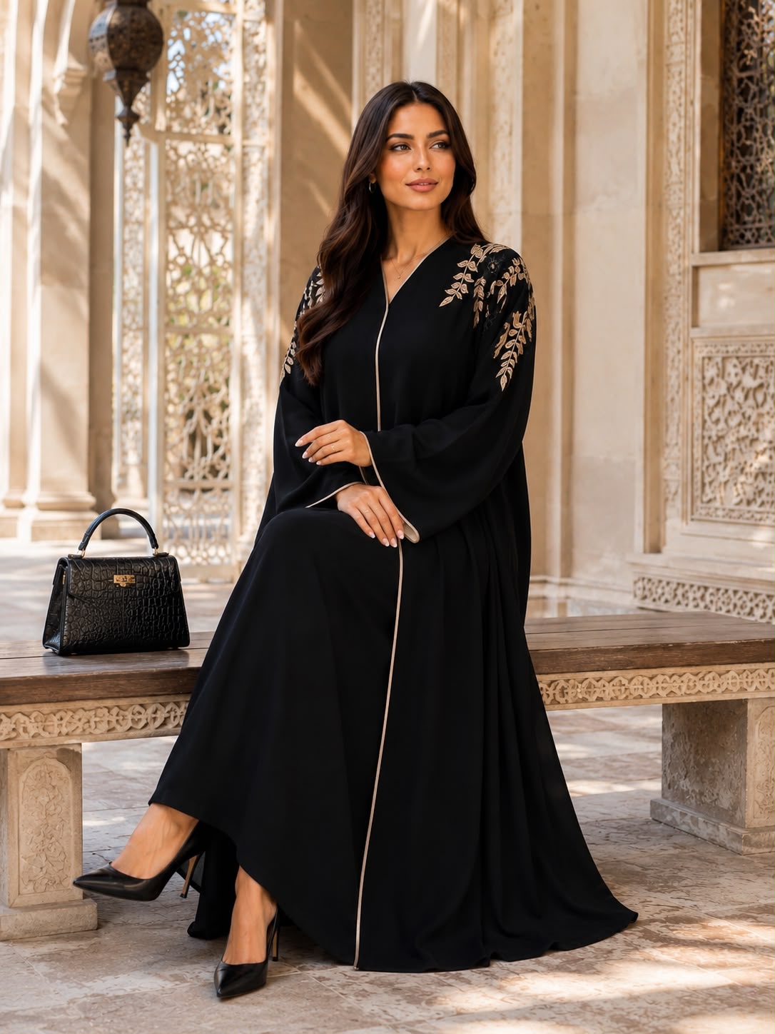 ABAYA EMBROIDERY DESIGN
