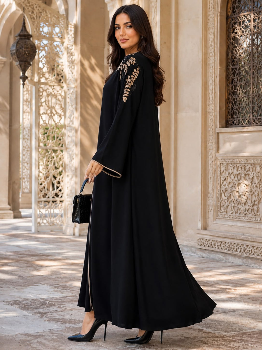 ABAYA EMBROIDERY DESIGN