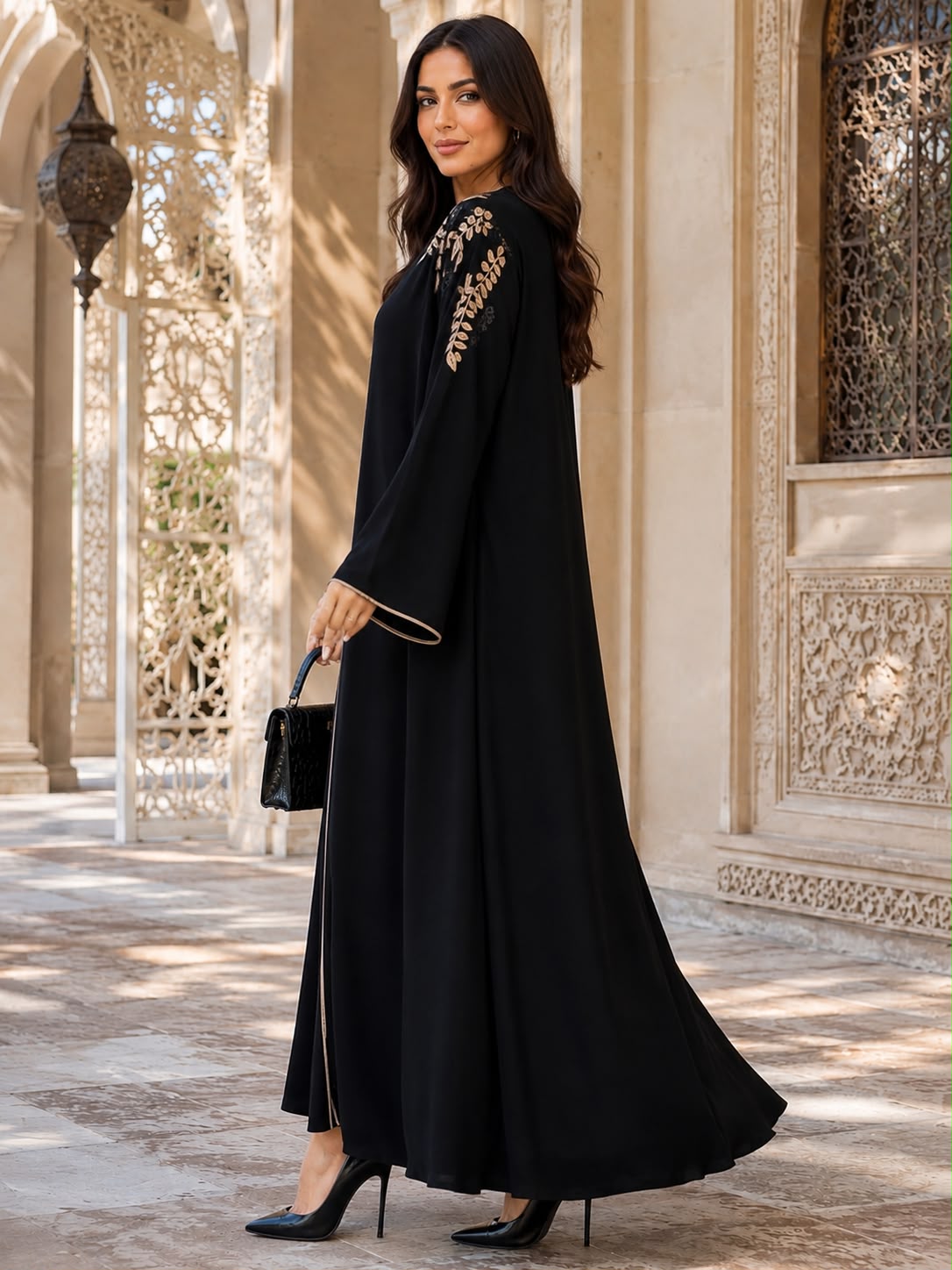 ABAYA EMBROIDERY DESIGN