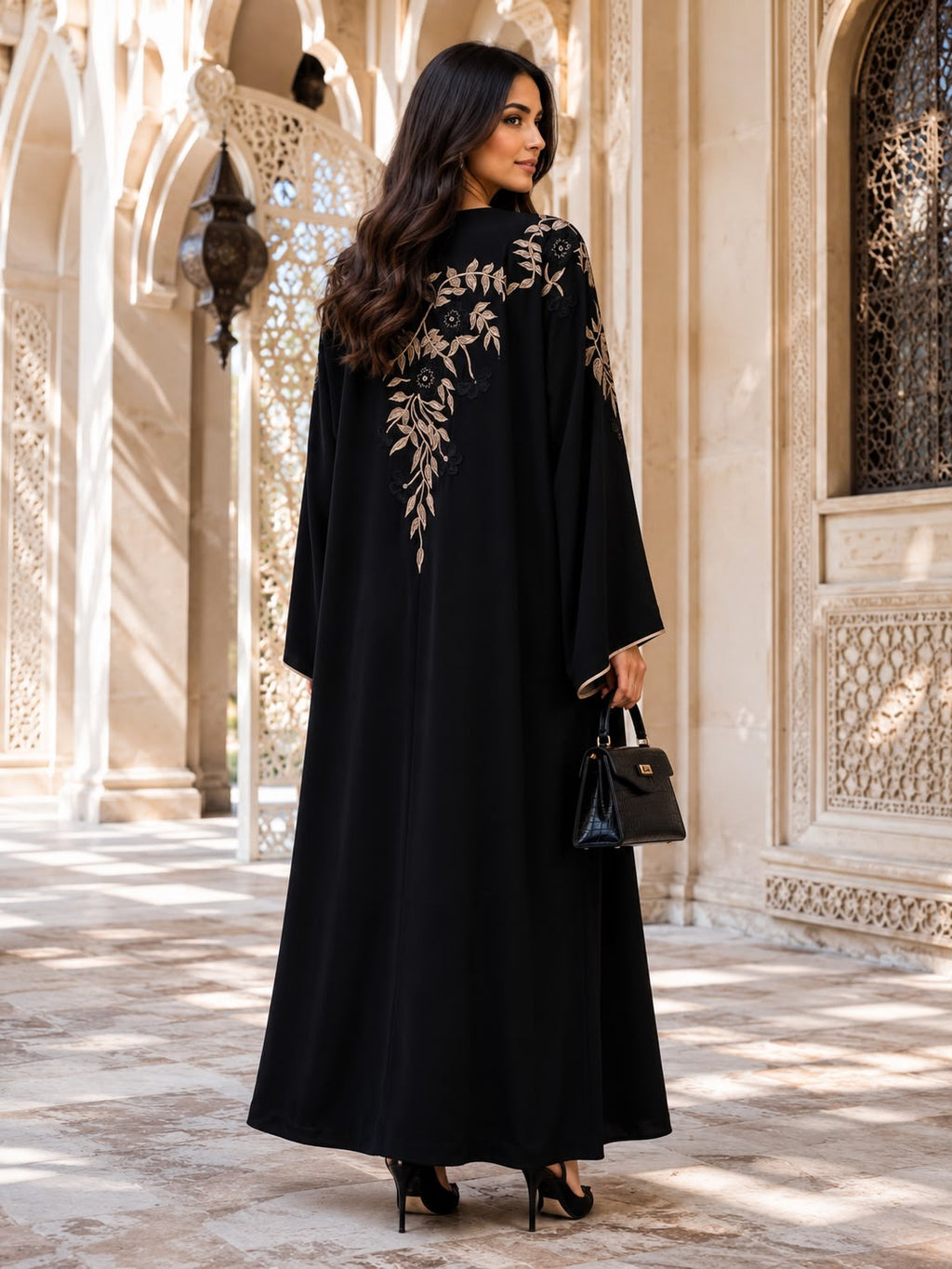 ABAYA EMBROIDERY DESIGN